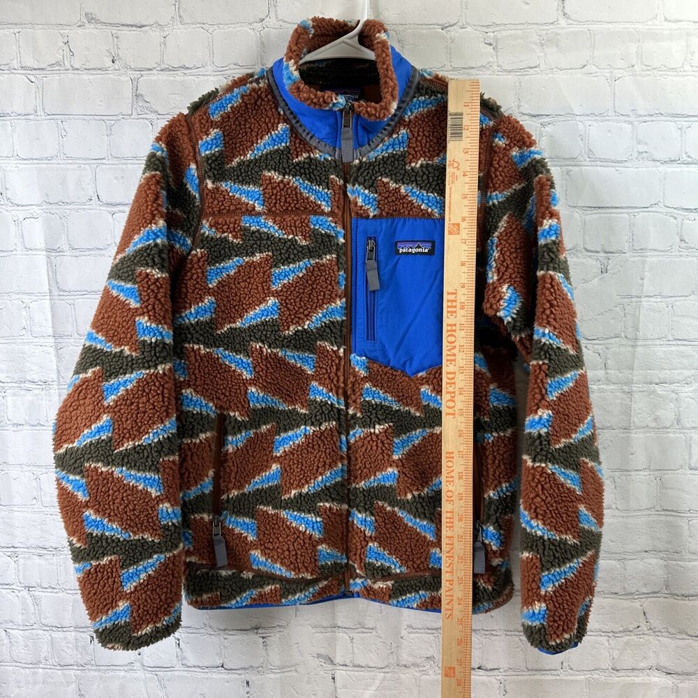Patagonia Womens Sz XS Retro-X Deep Pile Fleece Jacket‎ Take Root Burnished Red - Picture 4 of 15